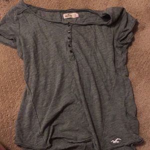 Olive green hollister tee